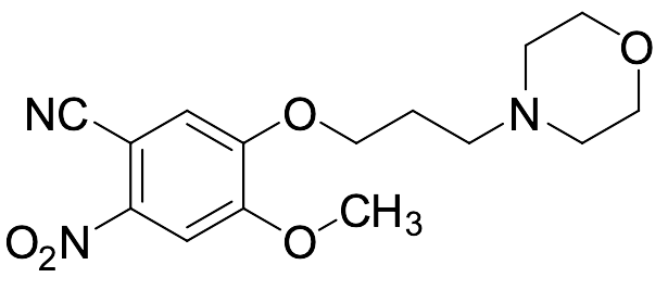 4-Methoxy-5-[3-(morpholin-4-yl)propoxy]-2-nitrobenzonitrile