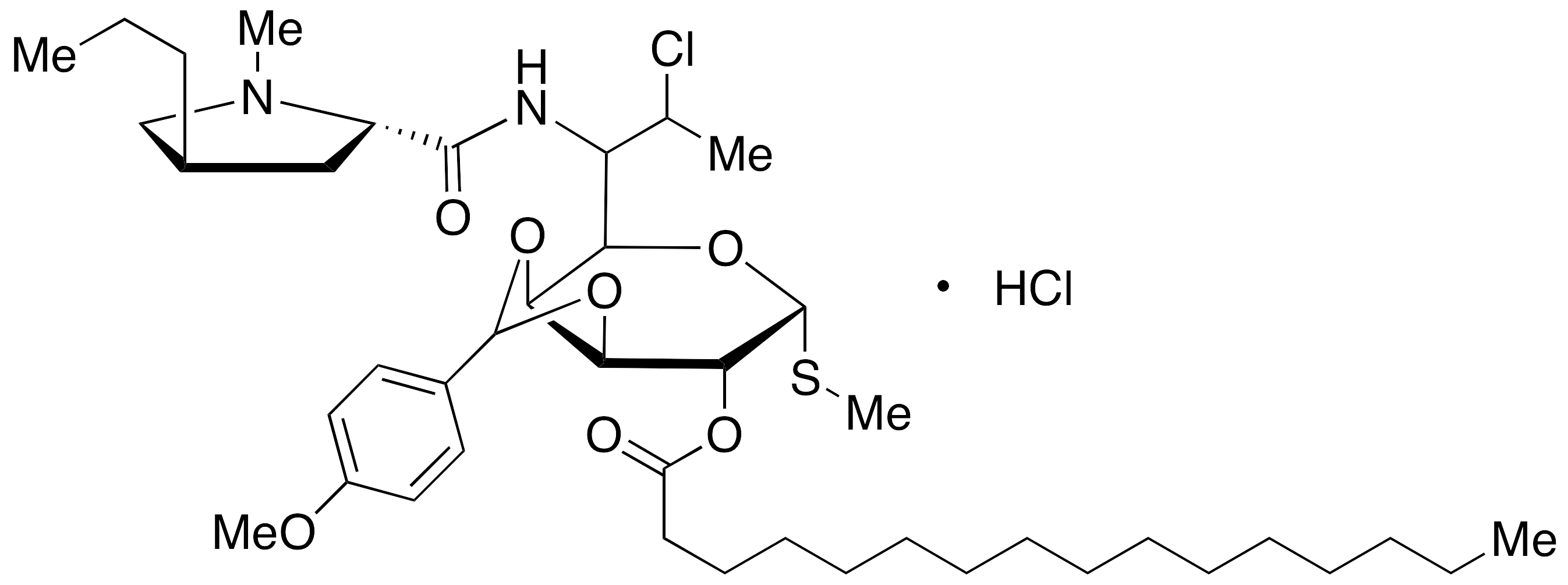 3,4-O-p-Anisylideneclindamycin Palmitate Hydrochloride