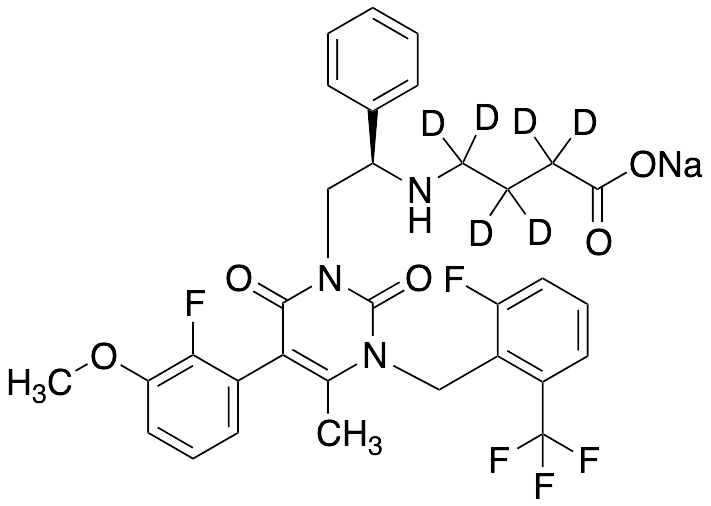 Elagolix-d6 Sodium Salt (Major)