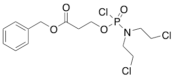 3-[[[Bis(2-chloroethyl)amino]chlorophosphinyl]oxy]-propanoic Acid Phenylmethyl Ester