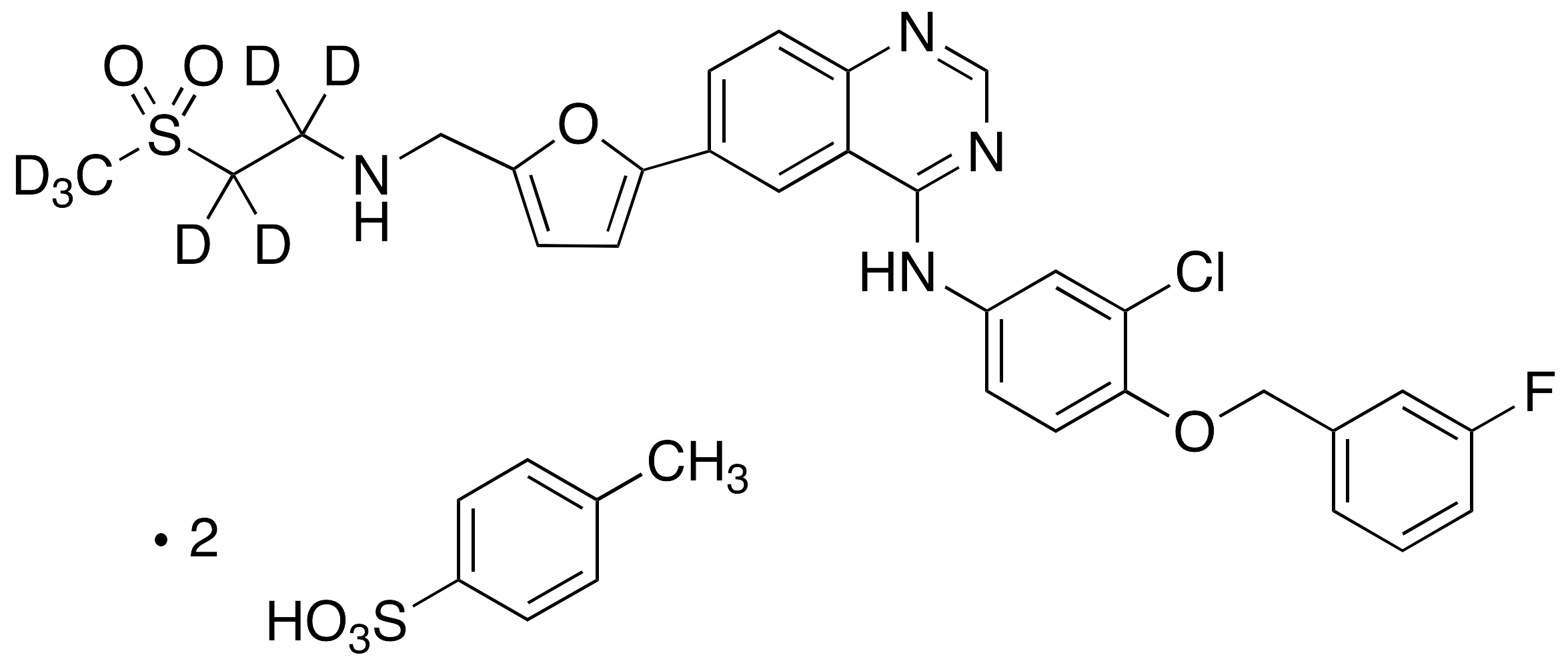 Lapatinib-d7 Ditosylate