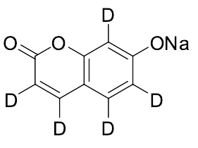 7-Hydroxy Coumarin-d5 Sodium Salt