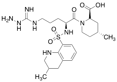 (2R,4R)-1-((2S)-5-(Hydrazinecarboximidamido)-2-((3-methyl-1,2,3,4-tetrahydroquinoline)-7-sulfonamido)pentanoyl)-4-methylpiperidine-2-carboxylic acid