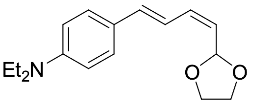4-((1E,3Z)-4-(1,3-Dioxolan-2-yl)buta-1,3-dien-1-yl)-N,N-diethylaniline