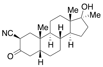2beta-Cyano-17beta-Hydroxy-17alphalpha-methyl-5beta-androstan-3-one