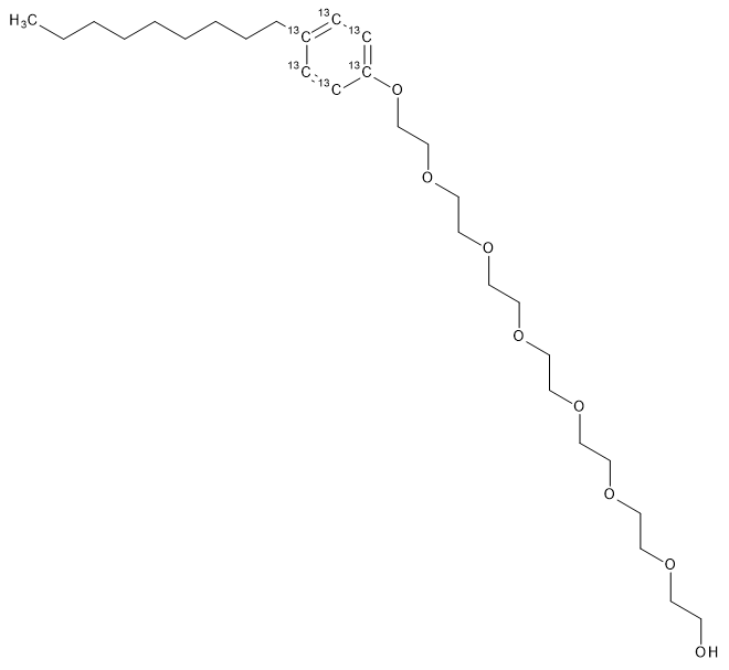 20-(4-Nonylphenoxy)-3,6,9,12,15,18-hexaoxaicosan-1-ol-13C6
