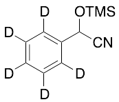 2-Phenyl-2-[(trimethylsilyl)oxy]acetonitrile-d5
