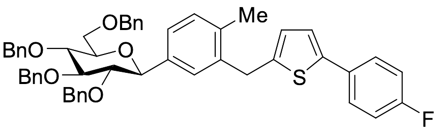 3,4,5-Tris(benzyloxy)-2-((benzyloxy)methyl) Canagliflozin