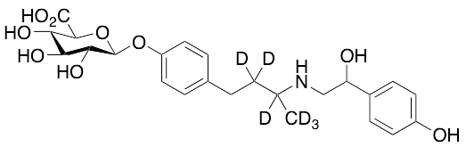 Ractopamine-10-O-beta-glucuronide-d6 (Mixture of Diastereomers)