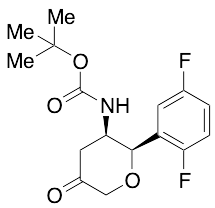 N-​[(2R,​3R)​-​2-​(2,​5-Difluorophenyl)​tetrahydro-​5-​oxo-​2H-​pyran-​3-​yl]​carbamic Acid 1,​1-​Dimethylethyl Ester