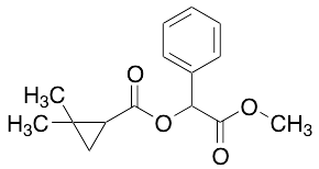 2-Methoxy-2-oxo-1-phenylethyl 2,2-dimethylcyclopropanecarboxylate