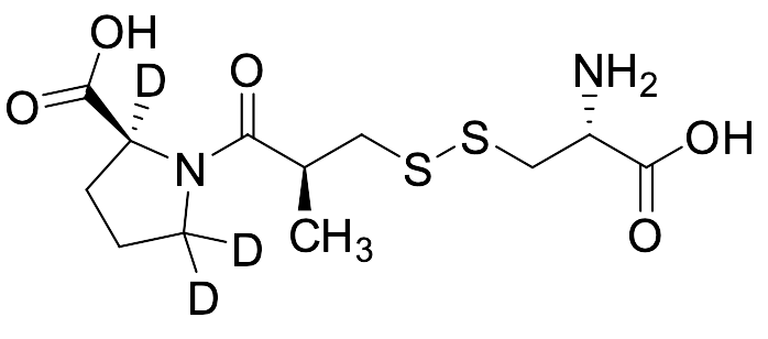 Captopril-cysteine Disulfide-D3