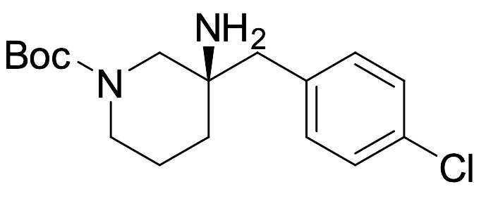 (R)-tert-Butyl-3-amino-3-(4-chlorobenzyl)piperidine-1-carboxylate