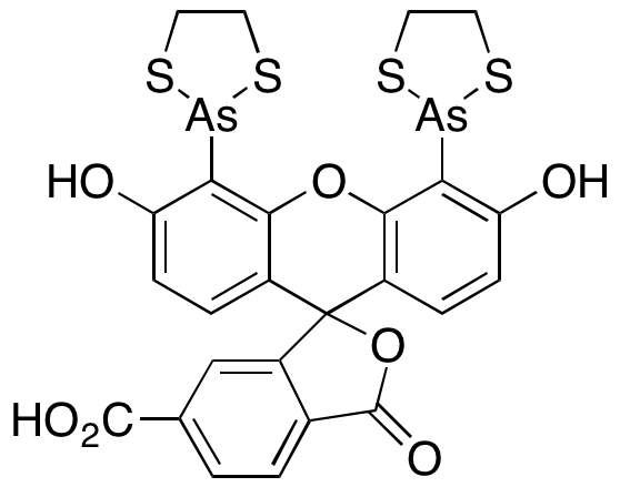 4',5'-Bis(1,3,2-dithiarsolan-2-yl)-3',6'-dihydroxy-3-oxospiro[isobenzofuran-1(3H),9'-[9H]xanthene]-6-carboxylic Acid