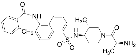 N-(5-(N-((3R,4R)-1-((S)-2-Aminopropanoyl)-3-methylpiperidin-4-yl)sulfamoyl)naphthalen-1-yl)-2-methylbenzamide