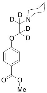 Methyl 4-(2-(Piperidin-1-yl)ethoxy-d4)benzoate