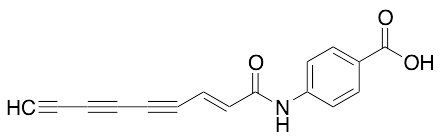 4-[[(2E)-1-Oxo-2-nonene-4,6,8-triynyl]amino]benzoic Acid