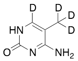 5-Methyl-d3-cytosine-6-d1