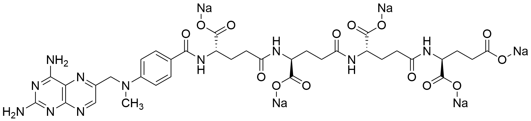 Methotrexate Tetraglutamate Pendasodium Salt