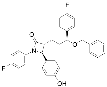 3-Benzyloxy-3-(fluorophenyl)propyl Ezetimibe