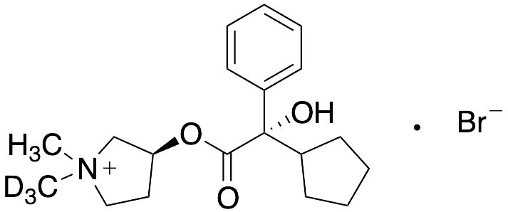 (2S,3"S)-Glycopyrrolate Bromide-D3