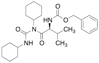 (S)-[1-[[Cyclohexyl[(cyclohexylamino)carbonyl]amino]carbonyl]-2-methylpropyl]carbamic Acid Phenylmethyl Ester
