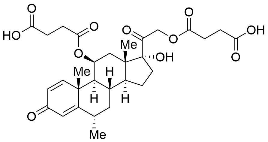 6a-Methyl Prednisolone-11,21-disuccinate