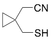 1-(Mercaptomethyl)cyclopropaneacetonitrile