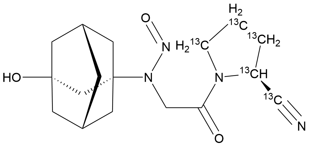 N-Nitroso Vildagliptin-13C5