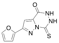 8-(Furan-2-yl)-2-thioxo-1,2-dihydro-H-pyrazolo[1,5-d][1,2,4]triazinone
