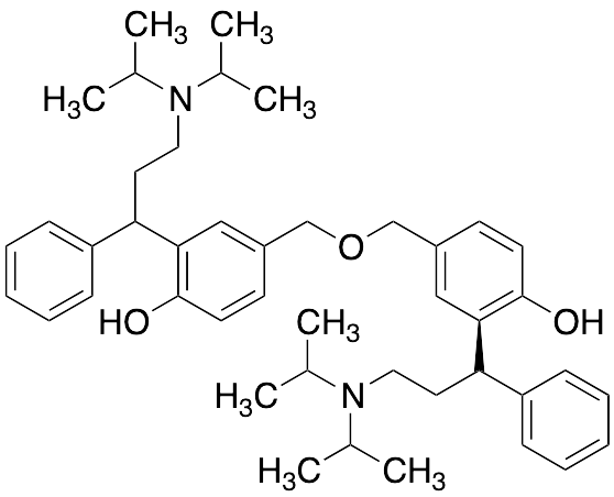 2-((S)-3-(Diisopropylamino)-1-phenylpropyl)-4-(((3-(3-(diisopropylamino)-1-phenylpropyl)-4-hydroxybenzyl)oxy)methyl)phenol