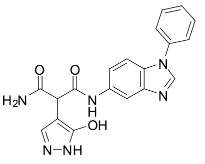 2-(5-Hydroxy-1H-pyrazol-4-yl)-N1-(1-phenyl-1H-benzo[d]imidazol-5-yl)malonamide