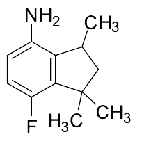 7-Fluoro-2,3-dihydro-1,1,3-trimethyl-1H-inden-4-amine