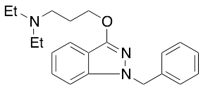 1-benzyl-3-(3-diethylamino-propoxy)-1H-indazole