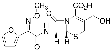 (6R,7R)- 7-[[(E)-Furan-2-yl(methoxyimino)acetyl]amino]-3-(hydroxymethyl)-8-oxo-5-thia-1-azabicyclo[4.2.0]oct-2-ene-2-carboxylic Acid