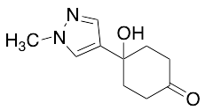 4-Hydroxy-4-(1-methyl-1H-pyrazol-4-yl)cyclohexanone
