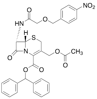 7-(2-((4-Nitrobenzyl)-oxy)acetamido)cephalosporanoic Acid Diphenylmethyl Ester