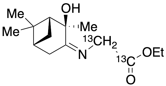 (+)-(1R,2R,5R)--Ethyl [(2-Hydroxypinan-3-ylene)amino]acetate-13C2
