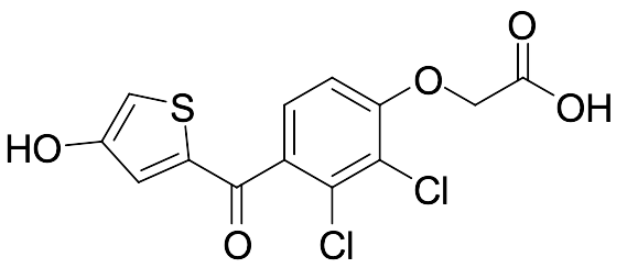 2-[2,3-Dichloro-4-[(4-hydroxy-2-thienyl)carbonyl]phenoxy]acetic acid