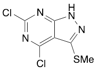 4,6-Dichloro-3-(methylthio)-1H-pyrazolo[3,4-d]pyrimidine