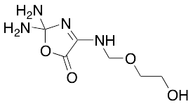 2,2-Diamino-4-[[(2-hydroxyethoxy)methyl]amino]-5(2H)-Oxazolone,