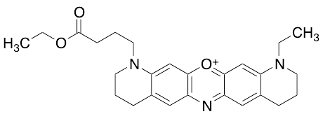 1-(4-Ethoxy-4-oxobutyl)-11-ethyl-1,2,3,4,8,9,10,11-octahydrodipyrido[3,2-b:2',3'-i]phenoxazin-13-ium