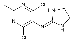4,6-Dichloro-N-(imidazolidin-2-ylidene)-2-methylpyrimidin-5-amine (6-Chloromoxonidine) - CAS No. 352457-35-3 4,6-Dichloro-N-(imidazolidin-2-ylidene)-2-methylpyrimidin-5-amine (6-Chloromoxonidine)