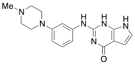 3,7-Dihydro-2-[[3-(4-methyl-1-piperazinyl)phenyl]amino]-4H-pyrrolo[2,3-d]pyrimidin-4-one