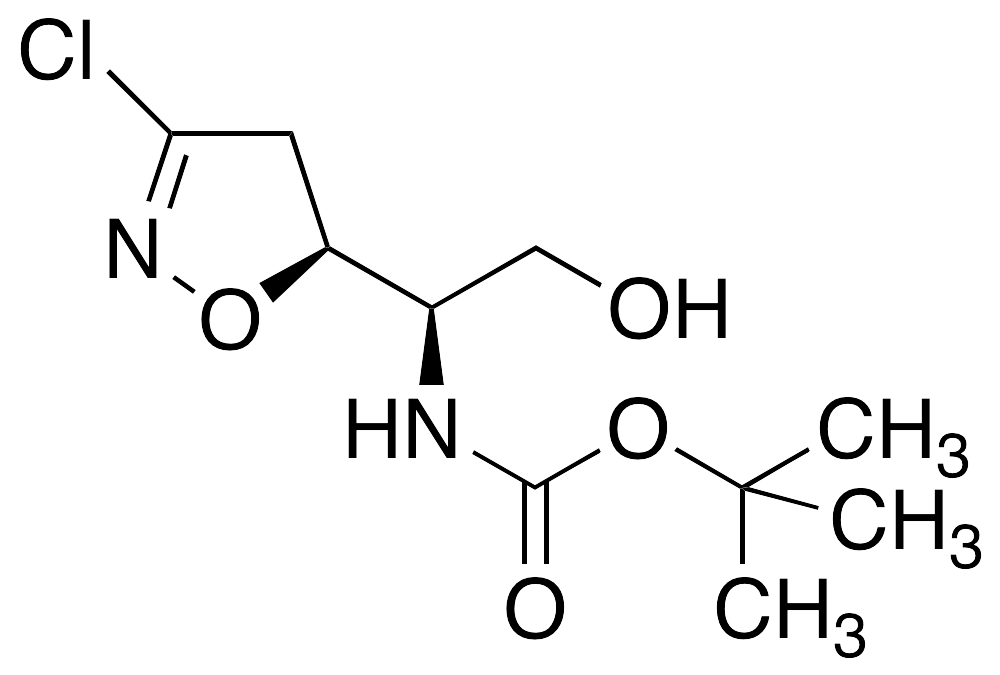 N-tert-Butoxycarbonyl (BetaR,5S)-Beta-Amino-3-chloro-4,5-dihydro-5-isoxazoleethanol