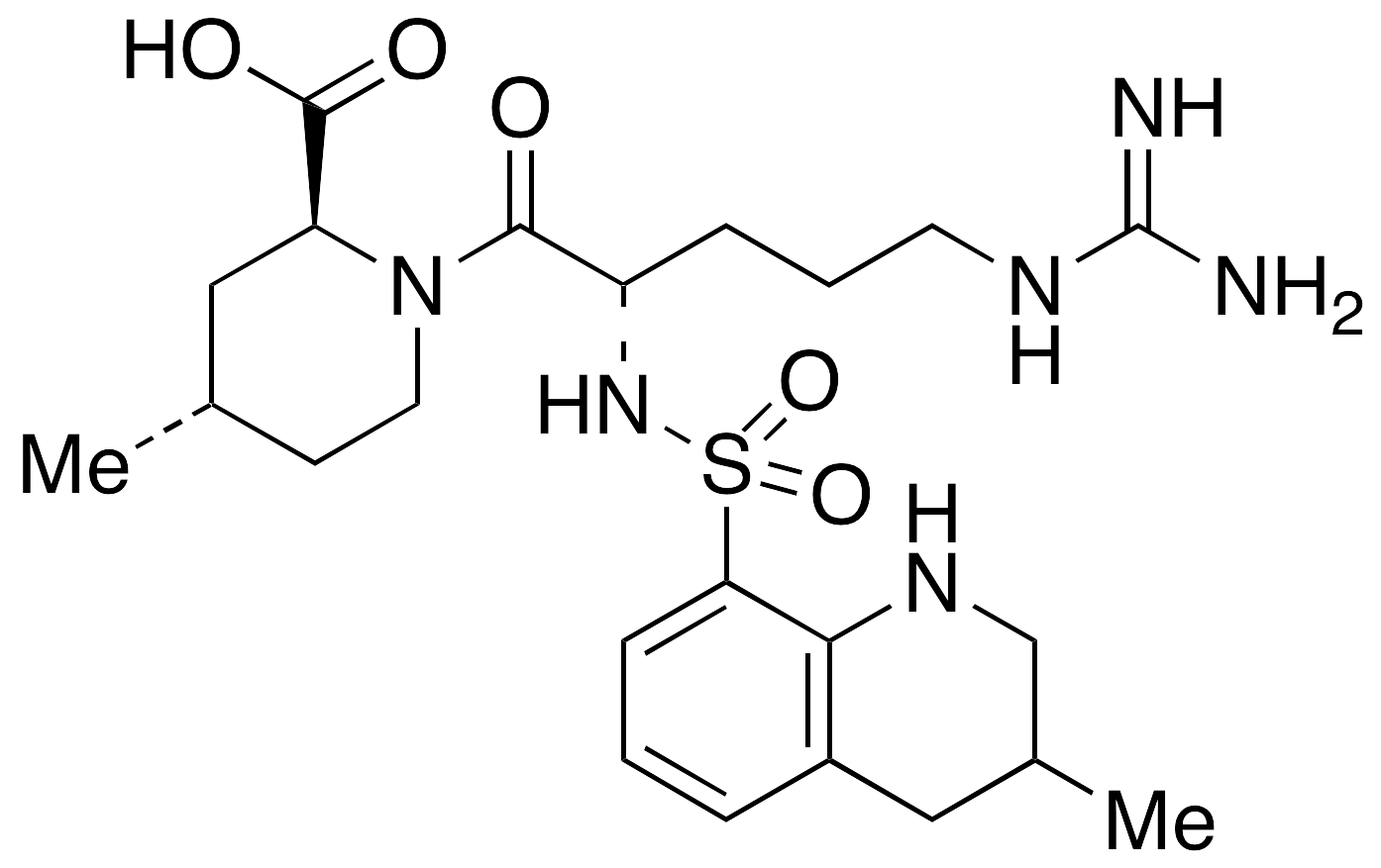 (2S,4S)-Argatroban