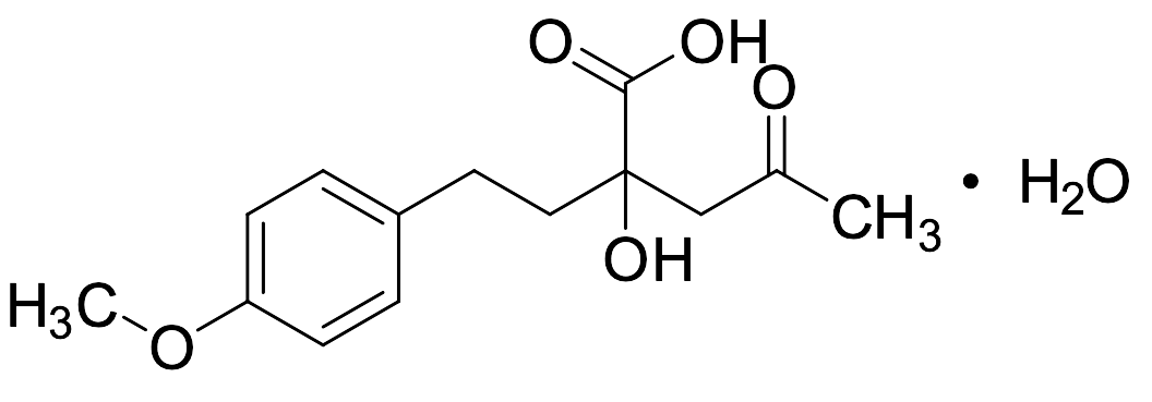 2-Hydroxy-2-(p-methoxyphenethyl)-Levulinic Acid Hydrate