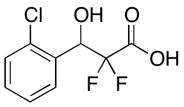 3-(2-Chlorophenyl)-2,2-difluoro-3-hydroxypropanoic Acid (Mixture of Diastereomers)