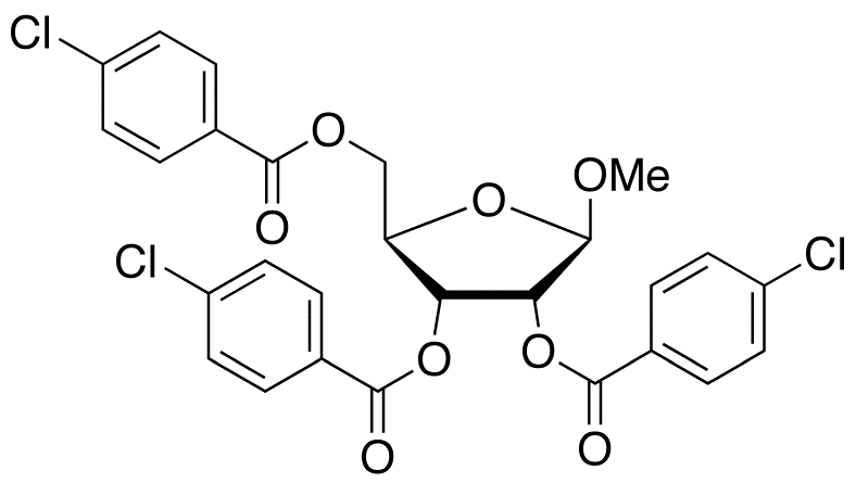 Methyl 2,3,5-Tri-O-p-chlorobenzoyl-Beta-D-ribofuranoside