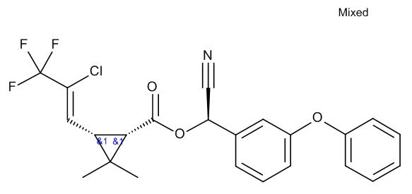 lambda-Cyhalothrin - CAS No. 91465-08-6 lambda-Cyhalothrin